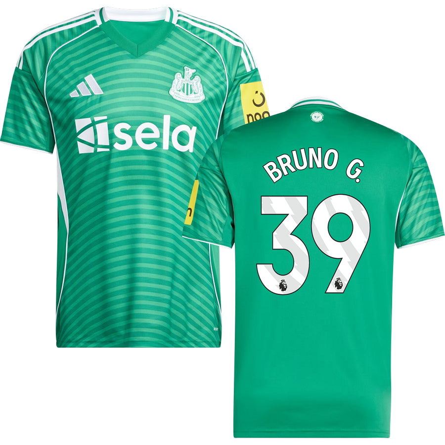 Newcastle United FC #39 BRUNO G. Away Jersey 2025/26 Adults-Footzilla