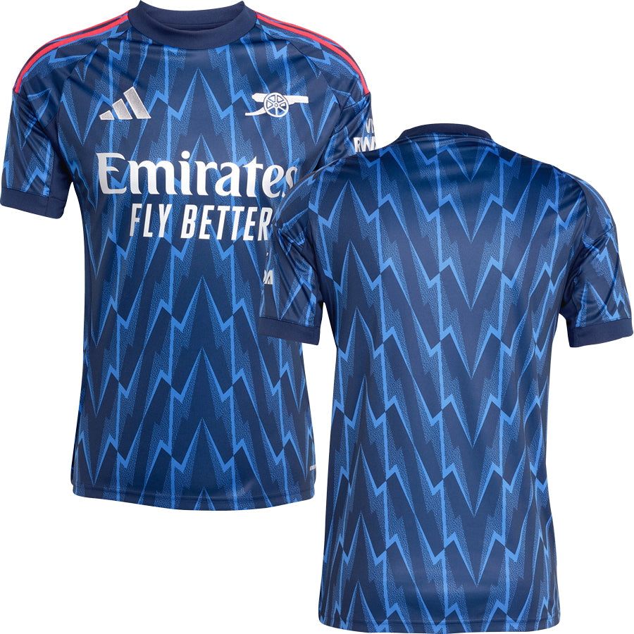 Arsenal Away Jersey Stadium 2025/26 Adults-Footzilla