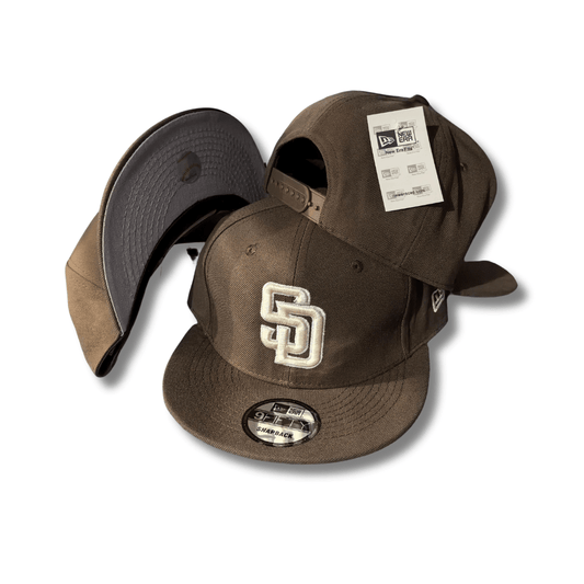 San Diego Padres Cooperstown 9FIFTY burnt wood - Snapback cap